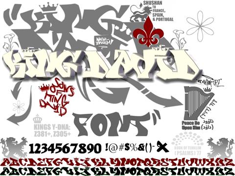 KING DAVID font素材之家精选英文字体