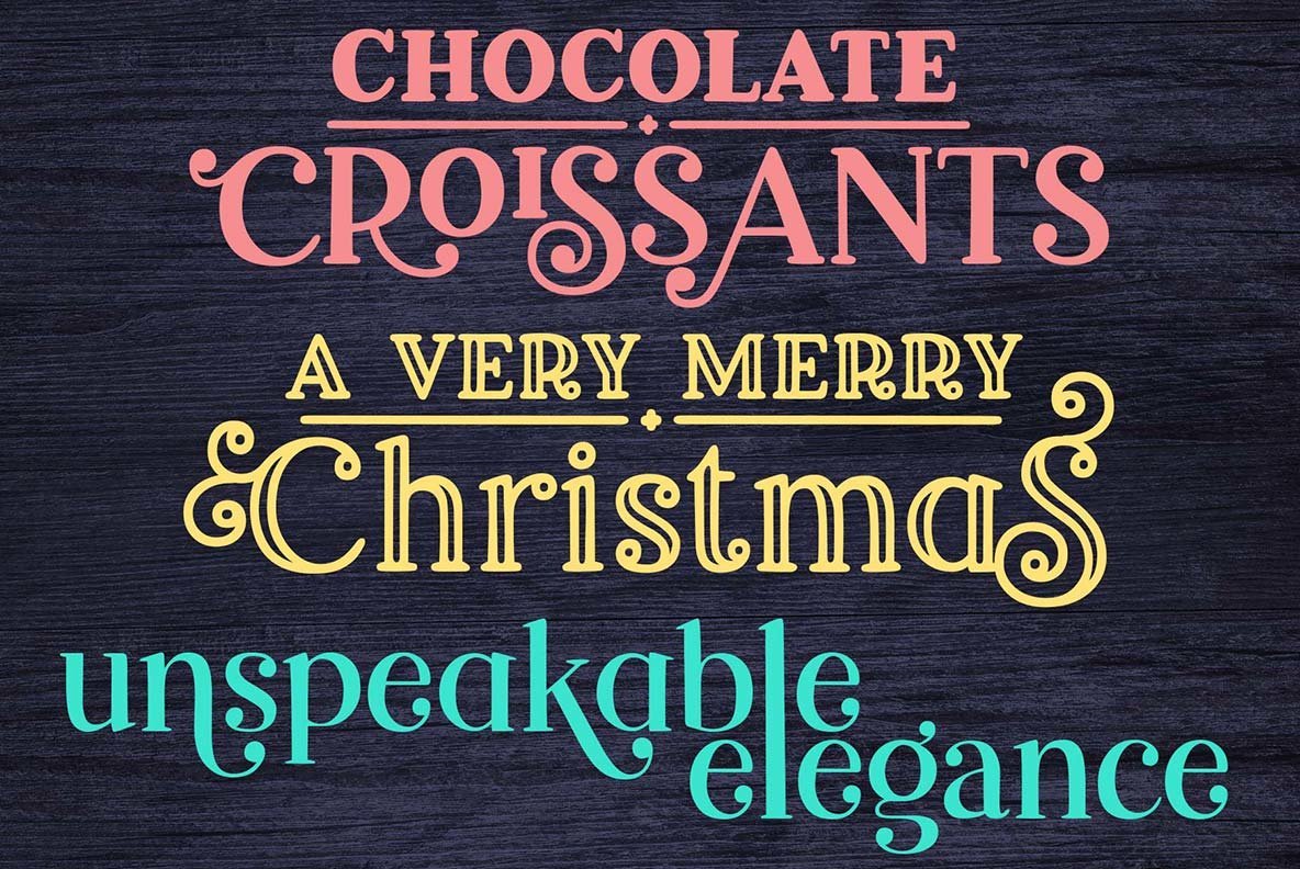 Breakfast Pastry Font Family插图3