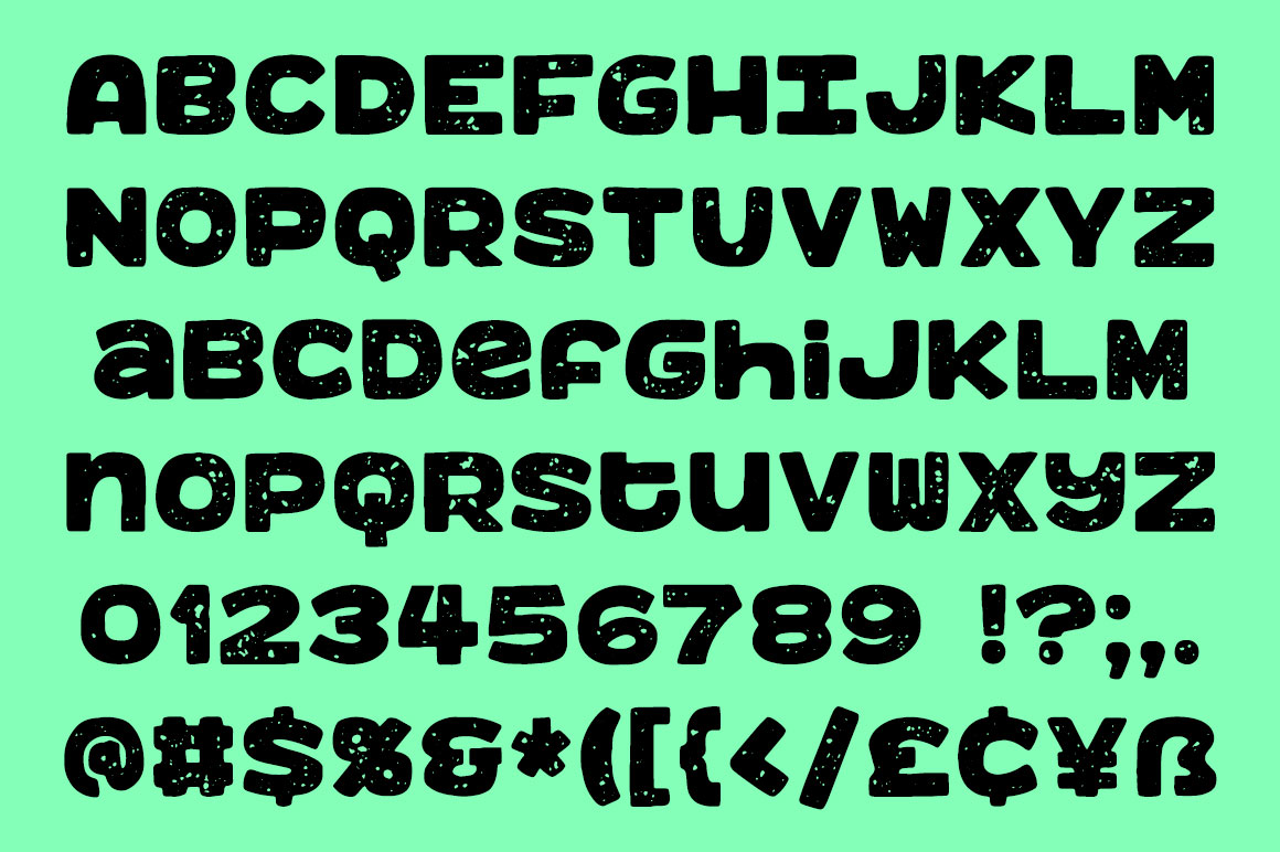 Benji: a bold, fun monospace font插图2