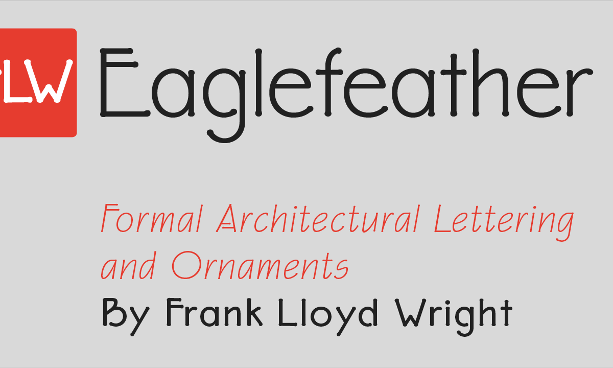FLW Eaglefeather Font Family素材之家精选英文字体