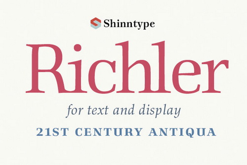 Richler Font Family素材之家精选英文字体