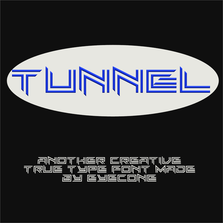 EC_Tunnel font插图 EC_Tunnel font插图