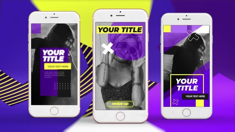 独特精美的Instagram故事动画素材库精选AE模板