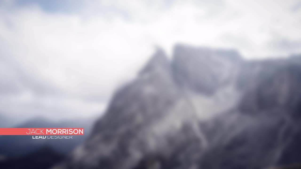 18个简单时尚优雅的低三分之二标题动画素材库精选AE模板