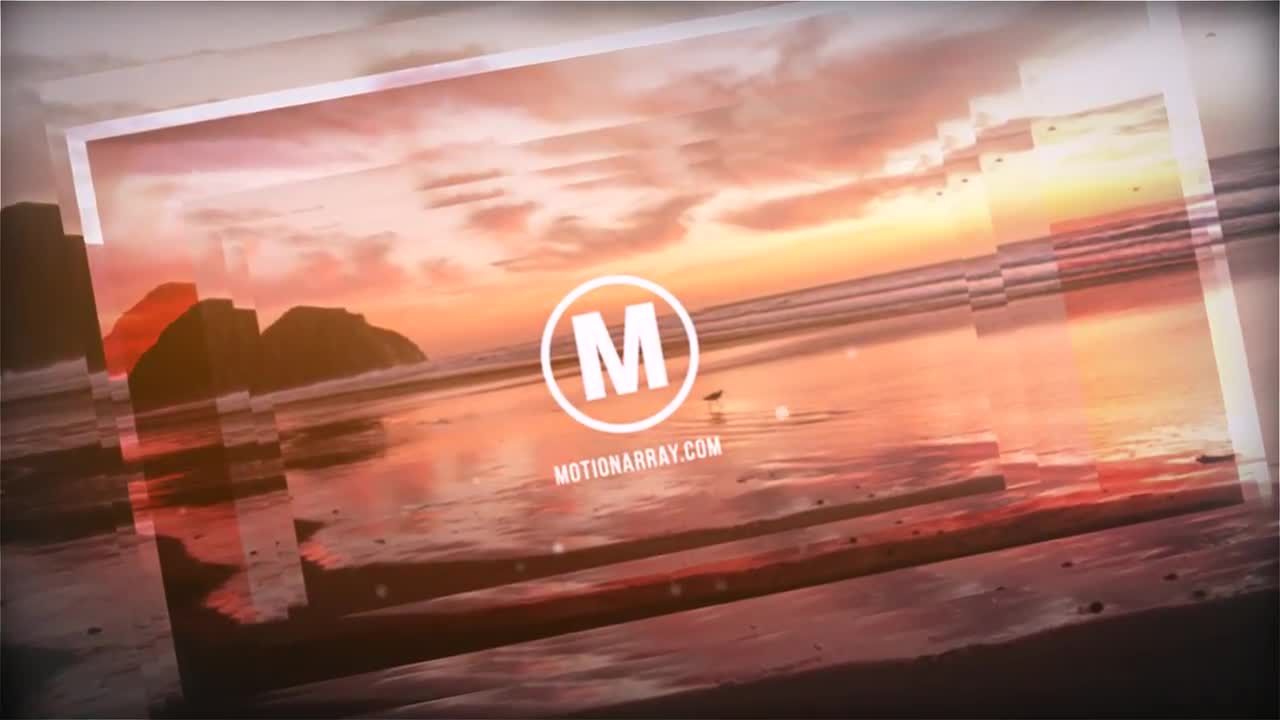 具有的3D视差外观的AE飞行照片模板