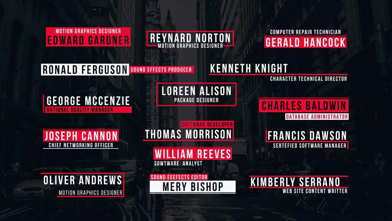 15个炫酷扭曲效果标题素材库精选AE模板