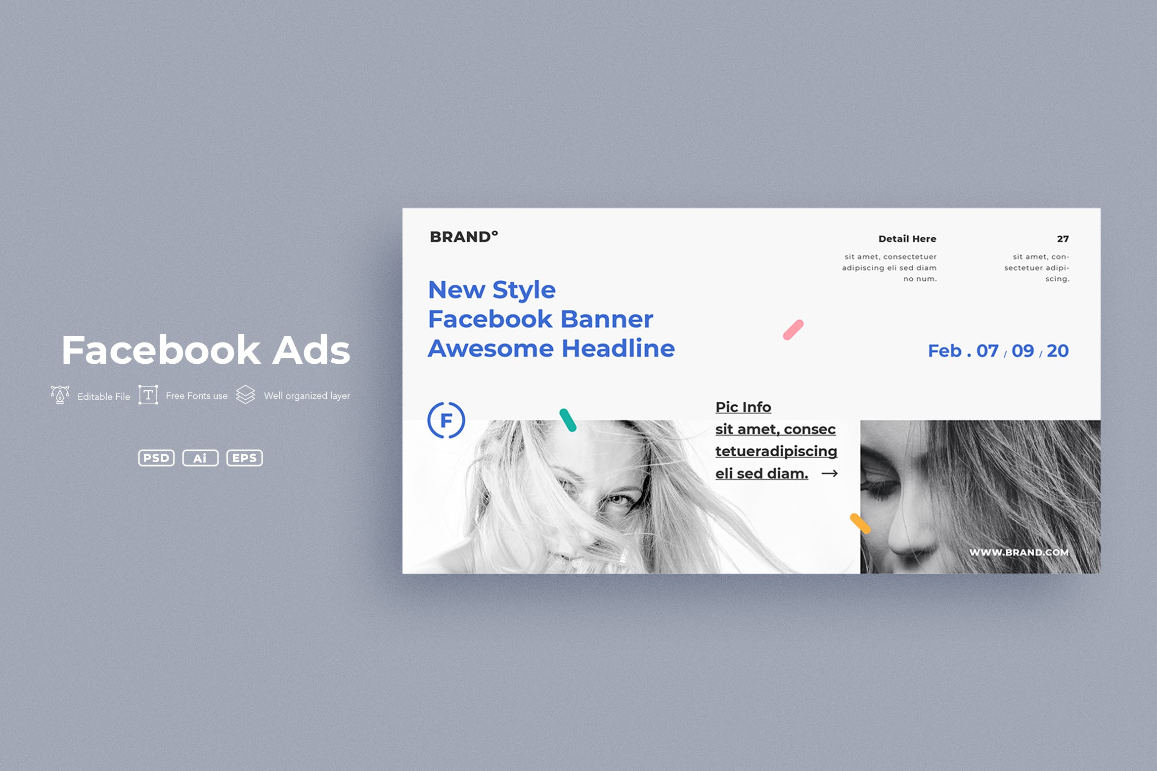 Facebook社交媒体店铺活动宣传广告设计模板素材库精选v27 SRTP – Facebook Ads.v27插图