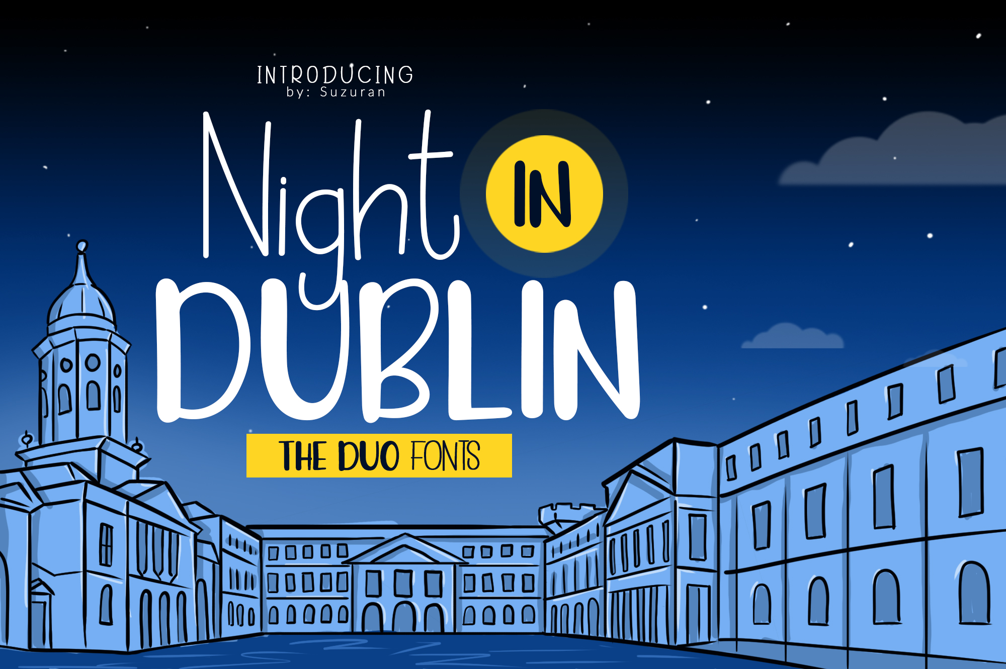 Night in Dublin Other Font插图