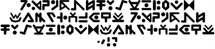 TatangulDigital font插图1