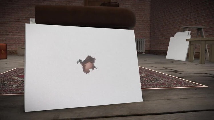 精美优雅的画布上展示照片素材库精选AE模板