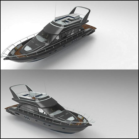豪华游艇素材之家精选3D模型