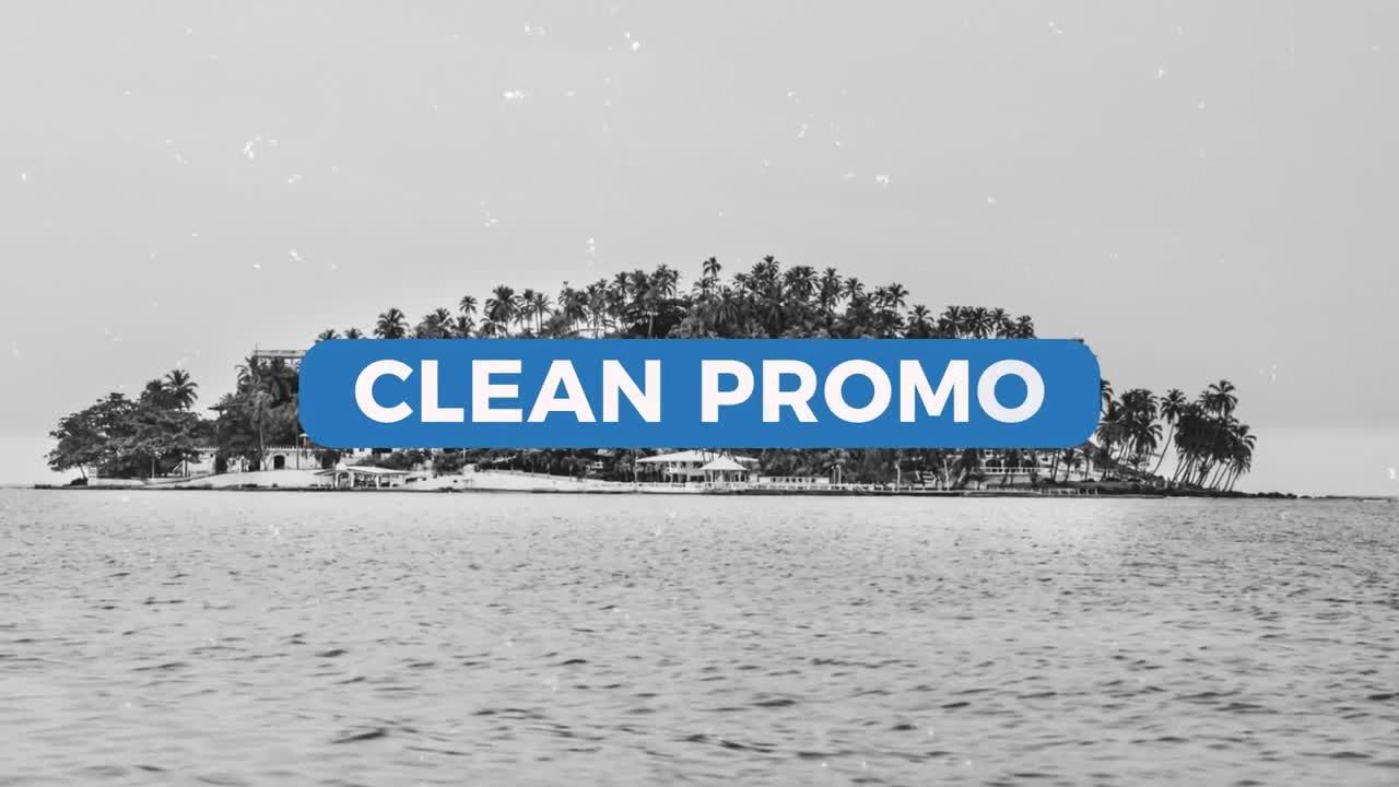 简洁的动画宣传素材库精选AE模板Clean Promo