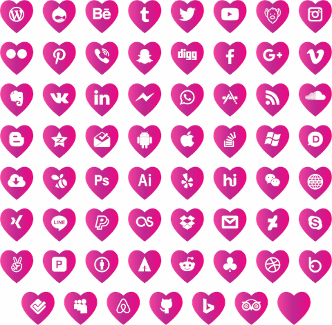 love social media font素材之家精选英文字体