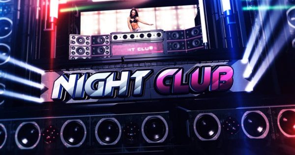 夜总会夜场派对宣传视频素材库精选AE模板 Night Club Party Promo