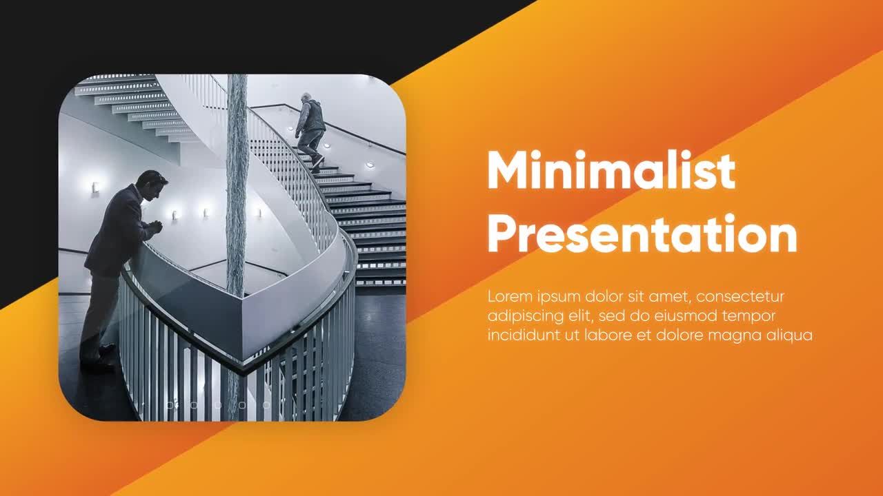 清洁企业简约演示素材库精选AE模板