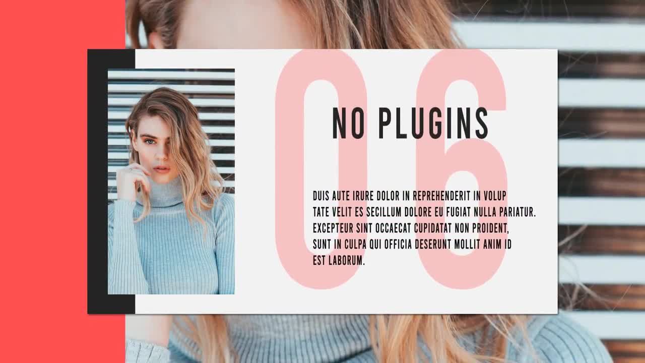 美丽的效果演示幻灯片素材库精选AE模板