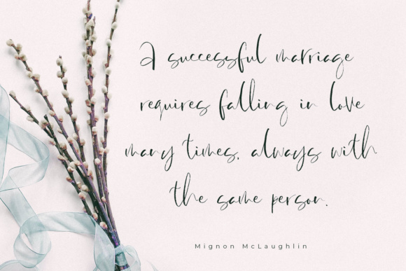 StayHome Brush Font插图3