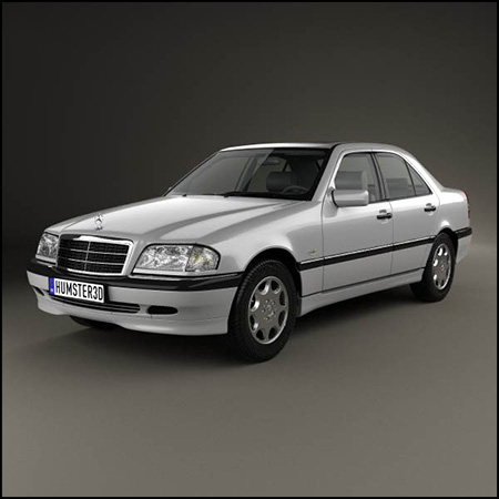 梅赛德斯-奔驰 C-Class (W202) sedan 1997 素材之家精选3D模型