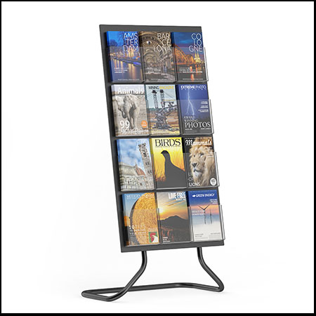 市场超市杂志宣传单展架素材之家精选3D模型