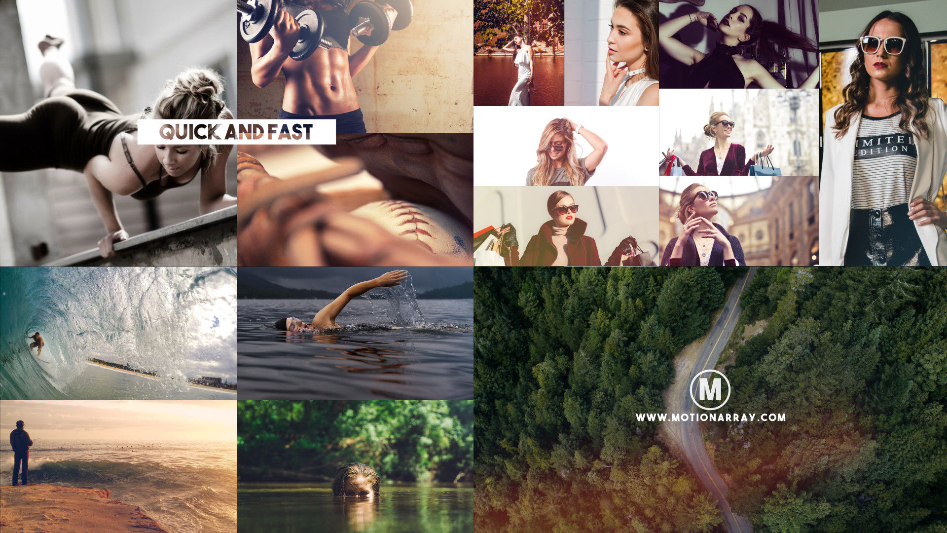 干净优雅的假期文本动画素材库精选AE模板