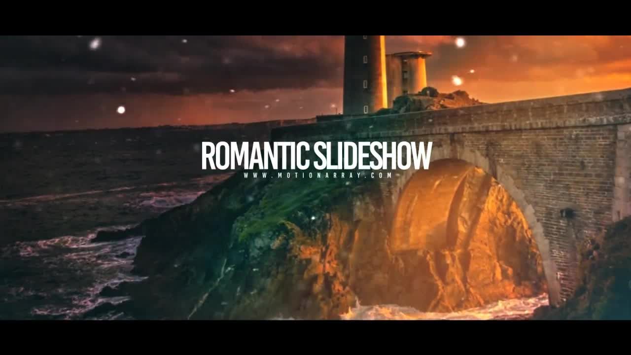 现代浪漫的文本动画幻灯片素材库精选AE模板