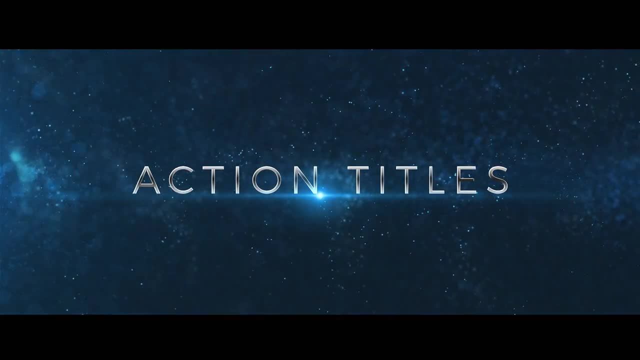 电影动作预告片素材库精选AE模板
