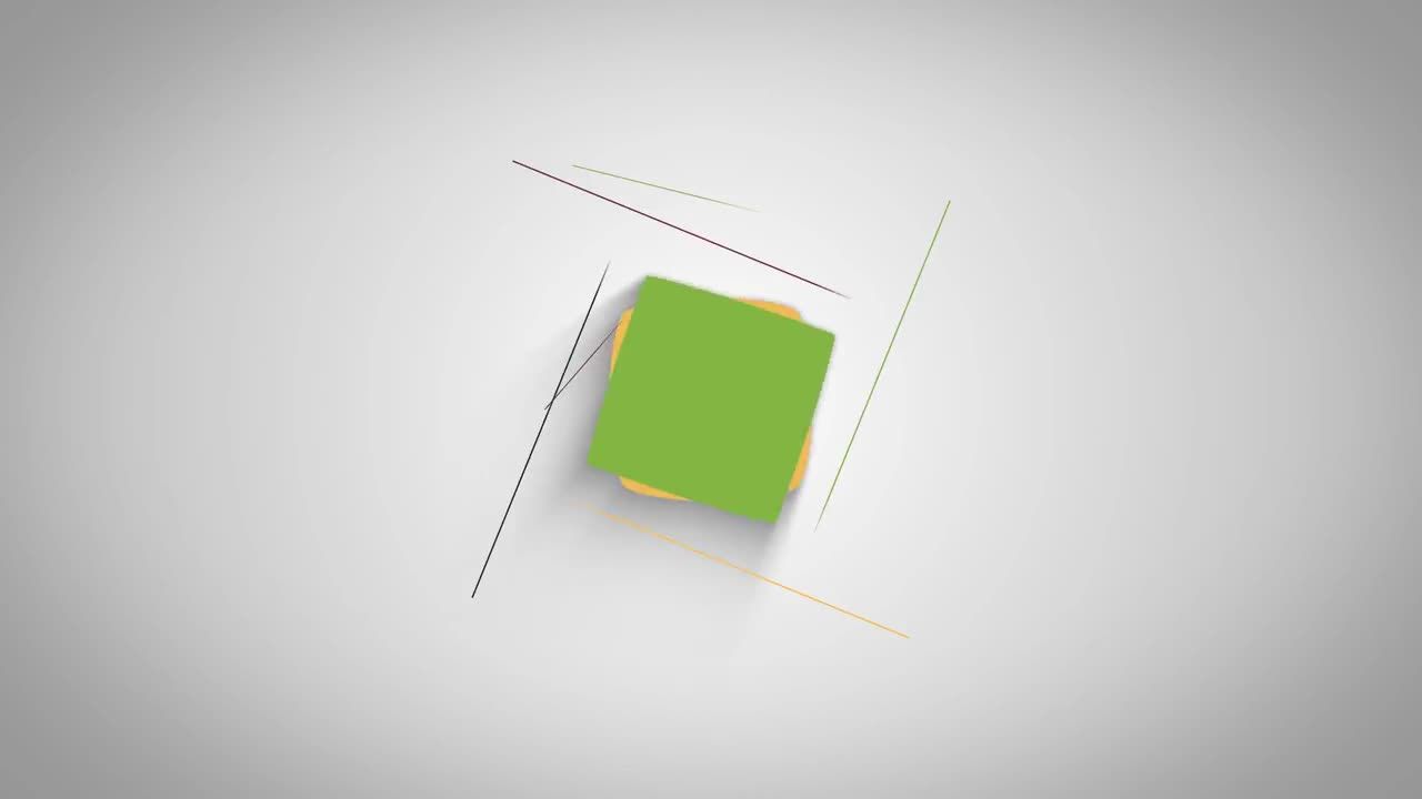 整洁和抽象的公司徽标显示素材库精选AE模板