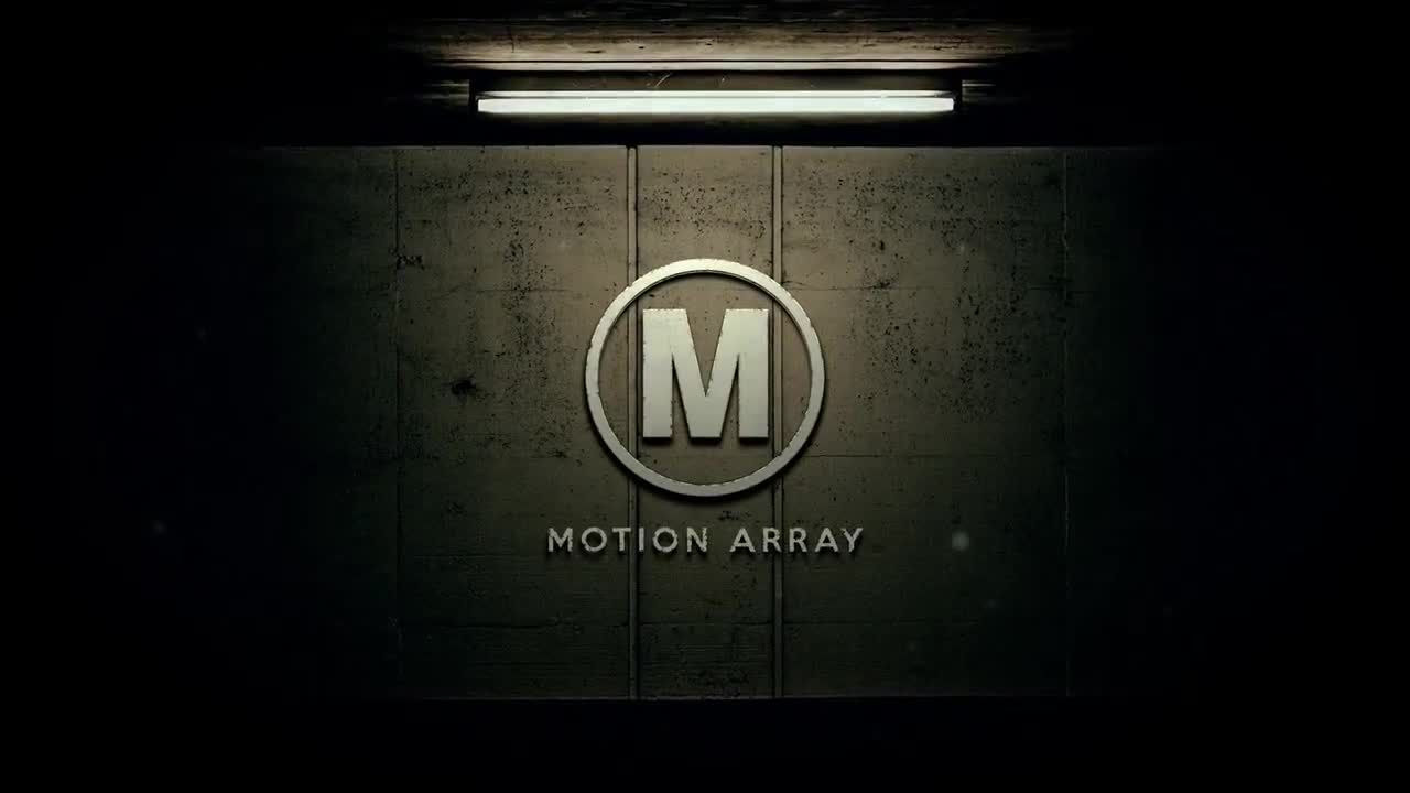 神秘的暗室效果logo动画展示素材库精选AE模板