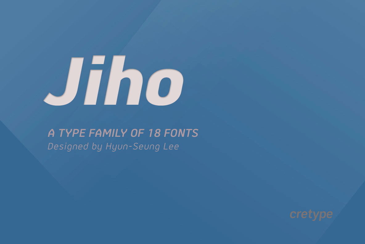 Jiho Font Family素材之家精选英文字体