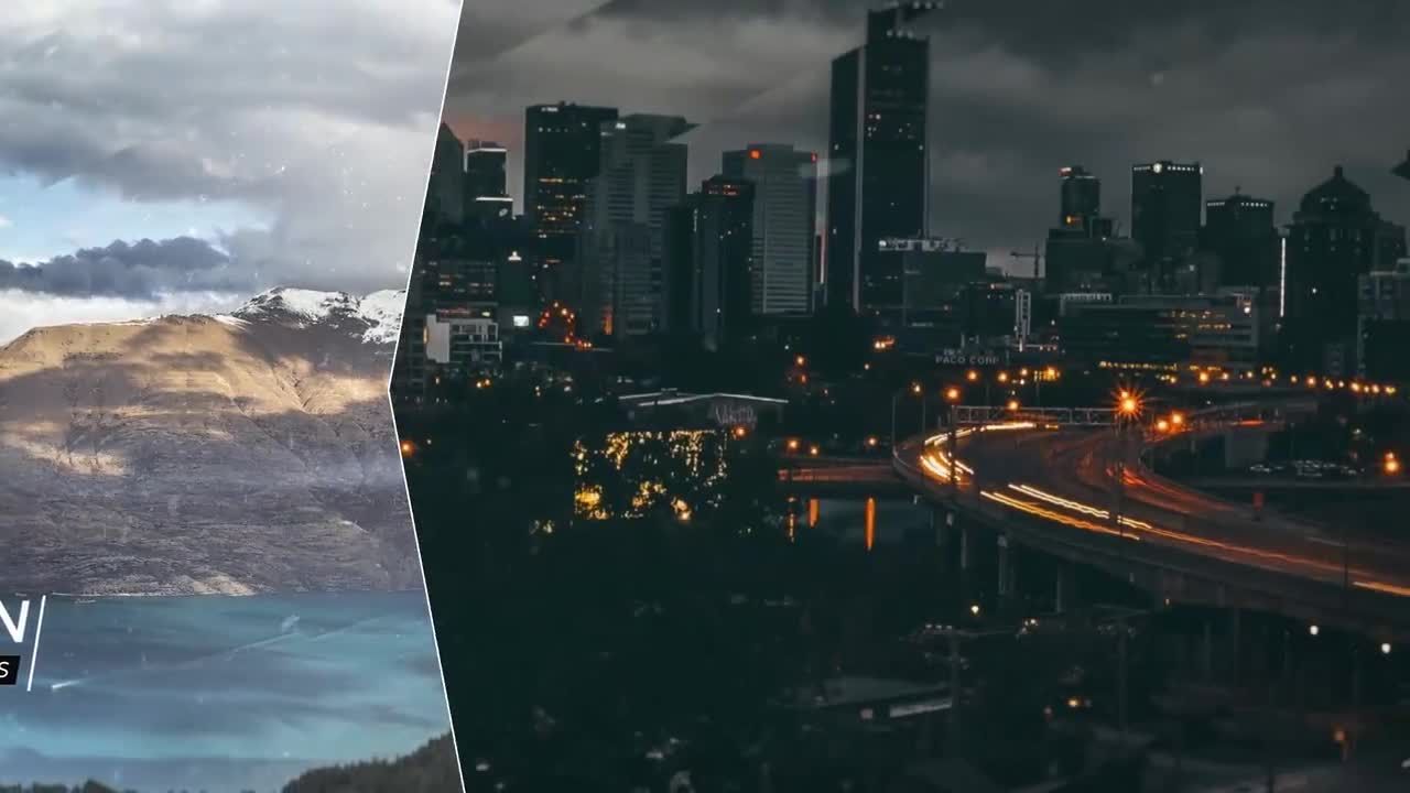 精美户外场景介绍模板幻灯片素材库精选AE模板