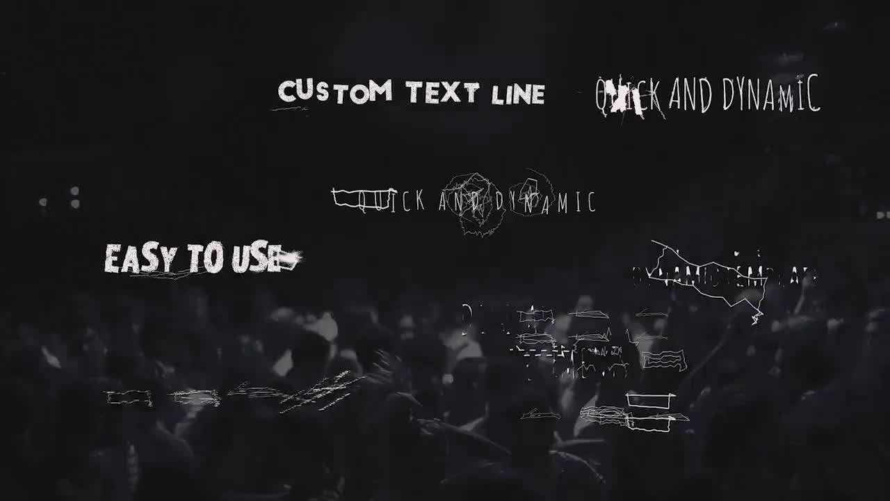 折叠标题动画集合素材库精选AE模板