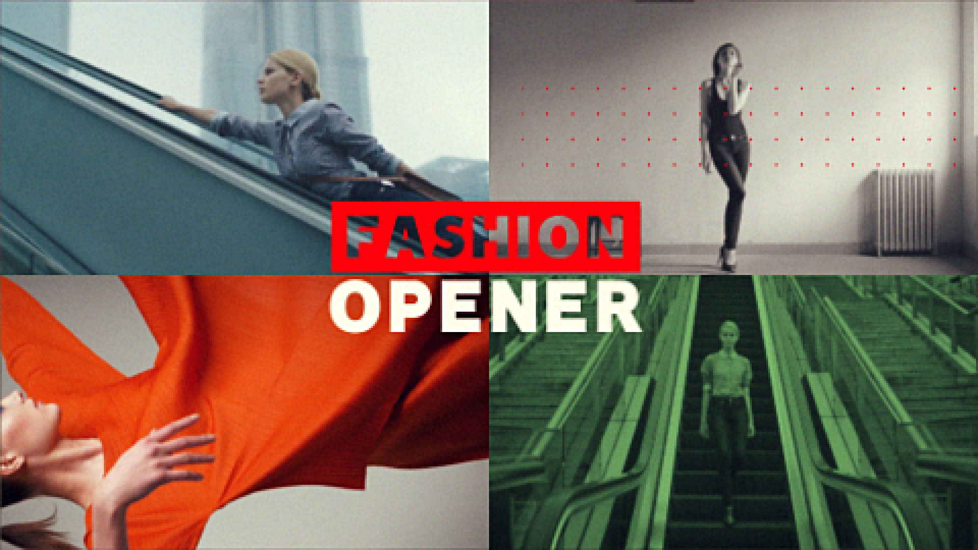 时尚企业宣传介绍开场白素材库精选AE模板