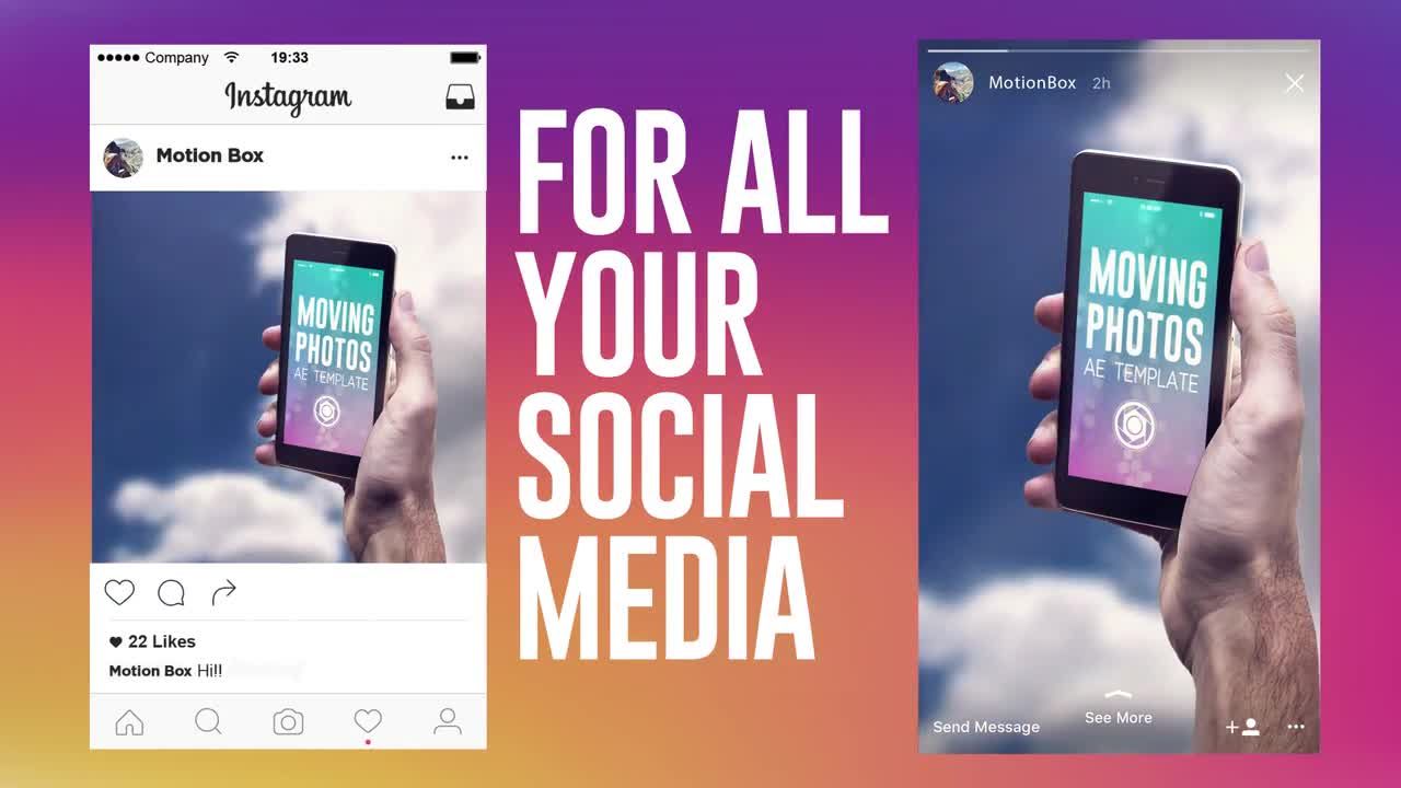 移动模型照片展示素材库精选AE模板