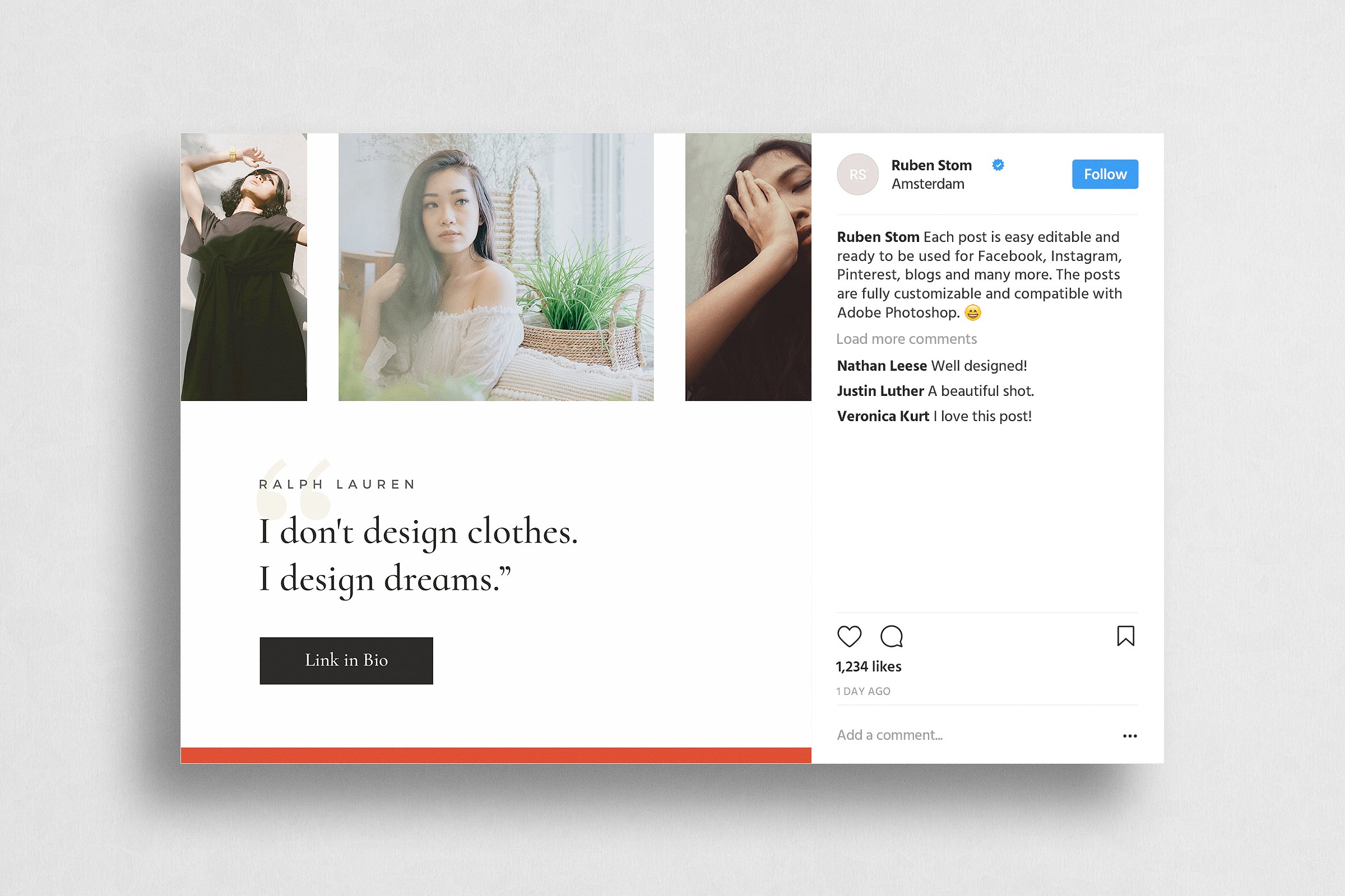 时尚大片社交媒体贴图模板素材库精选 San Francisco Social Media Pack插图(3)