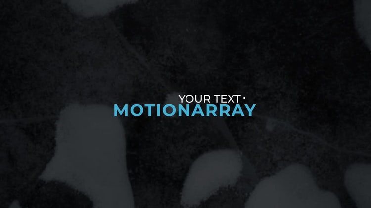 9个优美简单的全屏标题动画素材库精选AE模板