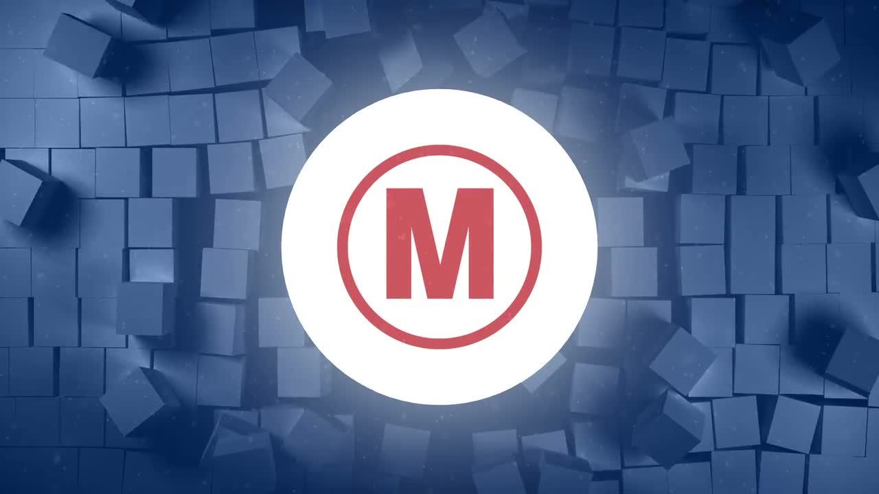 简短动态的徽标显示素材库精选AE模板