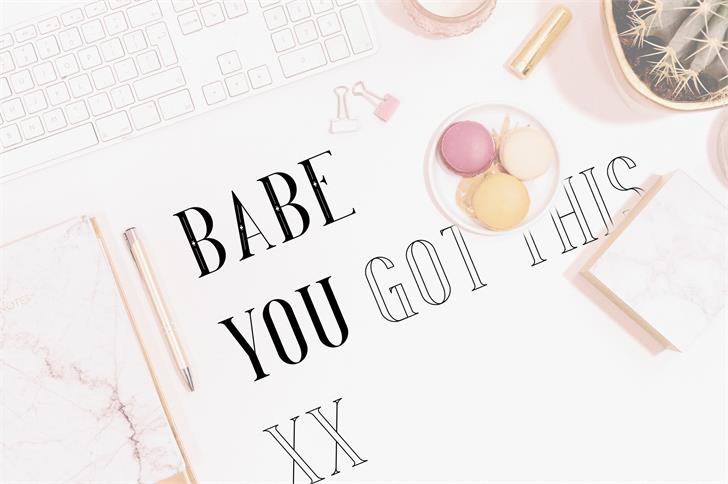 Desislava Ornament font插图2