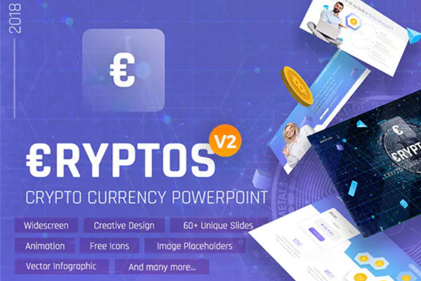 现代专业的加密货币PowerPoint演示模板