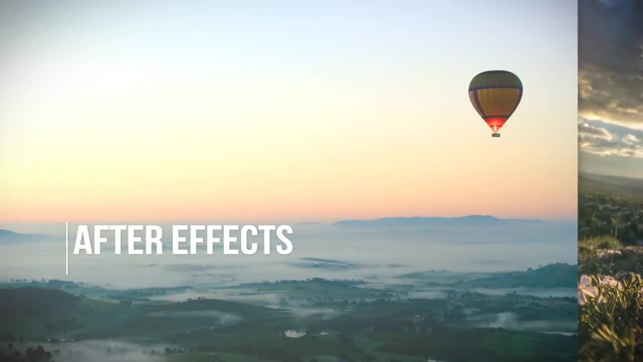 简约干净的幻灯片素材库精选AE模板