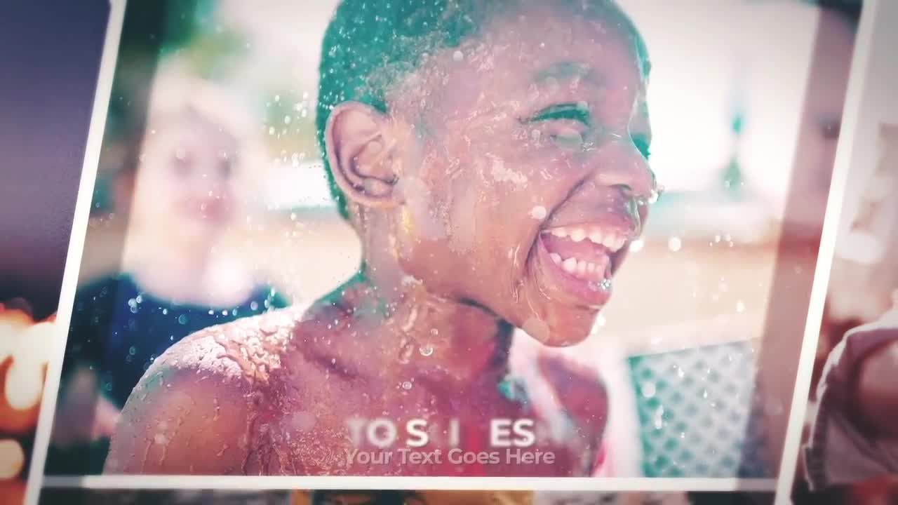 缓慢的相片相册幻灯片展示素材库精选AE模板