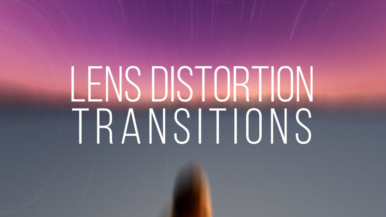 镜头失真快速转换过渡效果Pr模板