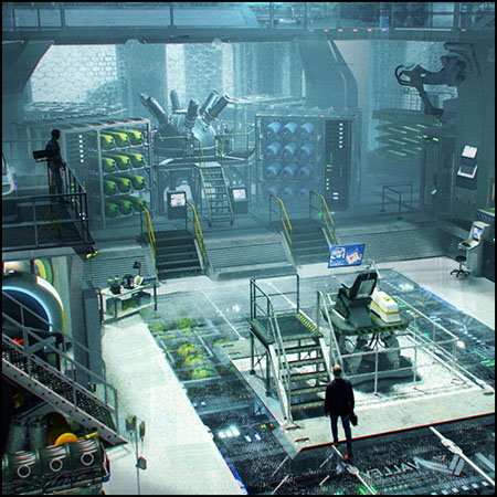 Secret Laboratory 科幻秘密实验室器械设备工具素材之家精选3D模型