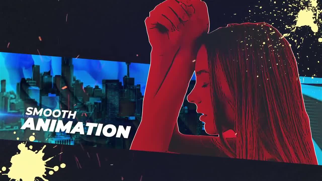 新潮网络朋克效果动画素材库精选AE模板