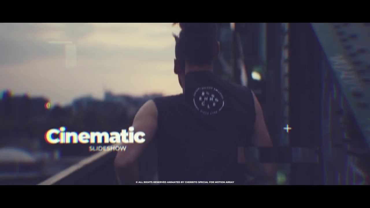 具有酷炫故障和扭曲效果的运动转场过渡素材库推荐PR模板