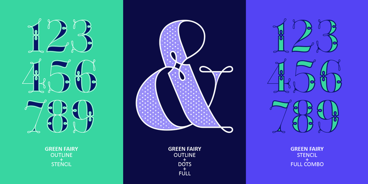 Green Fairy Font Family插图8