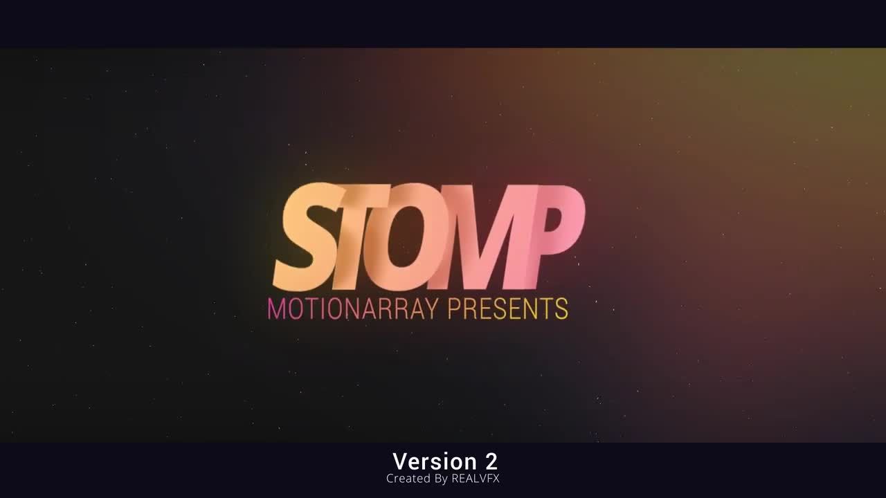 有节奏的踩踏转场过渡效果素材库精选AE模板