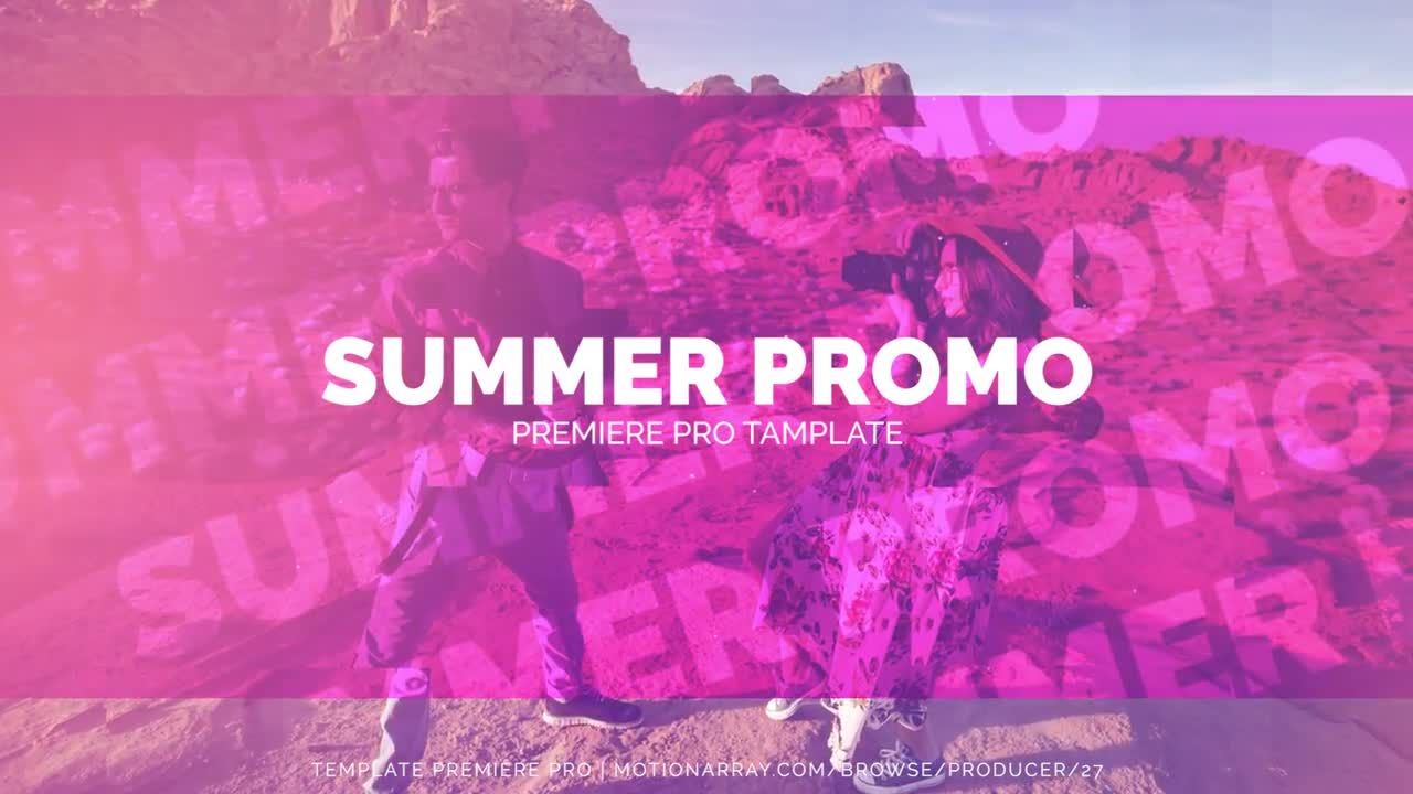 夏季时尚促销动画PR模板