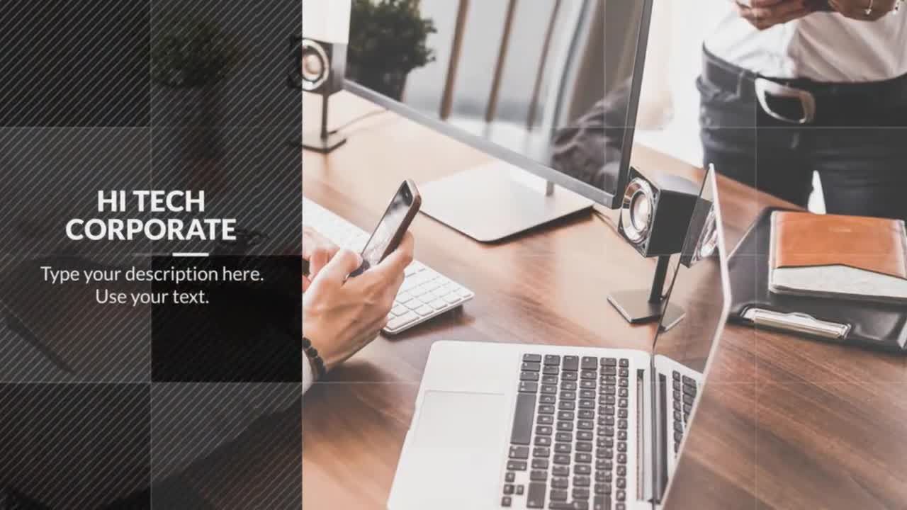 高科技企业宣传介绍素材库精选AE模板