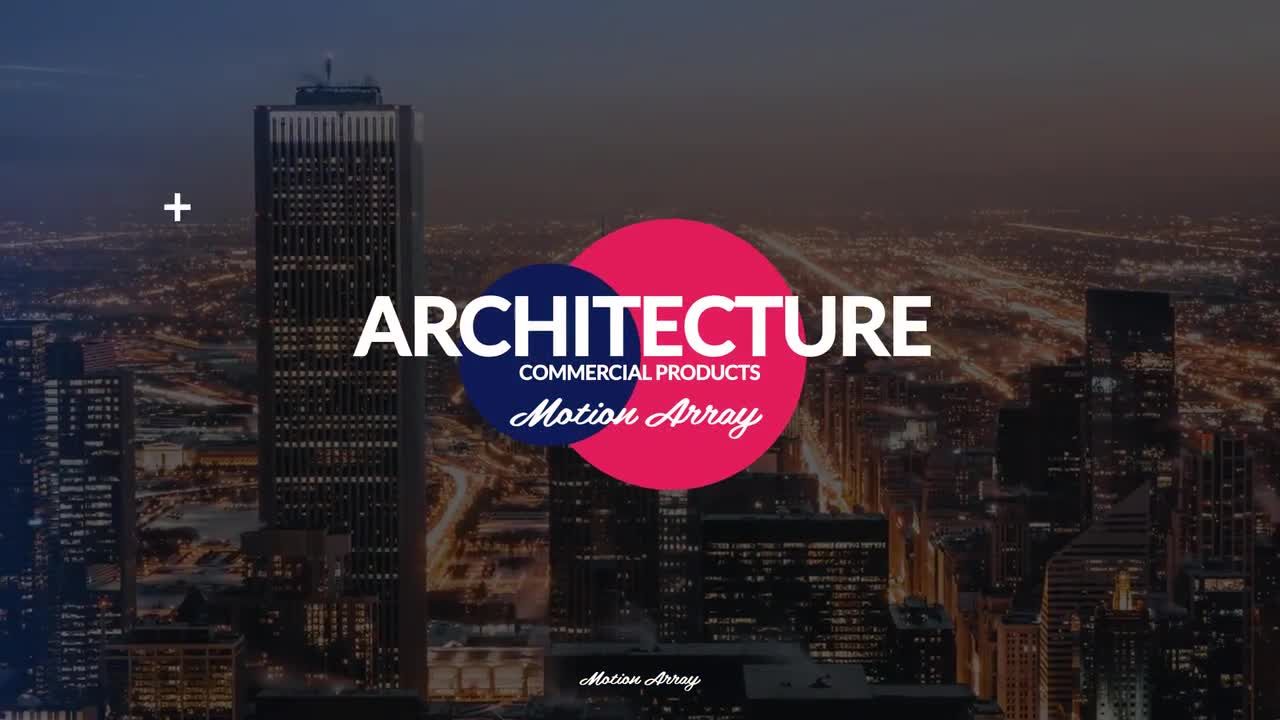 色彩丰富的建筑推广演示素材库精选AE模板