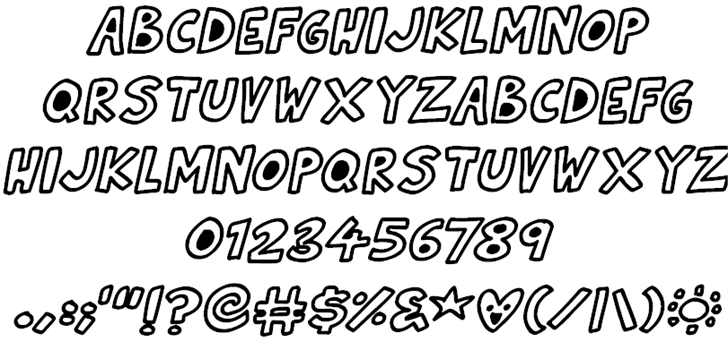 Natural Toons font插图2